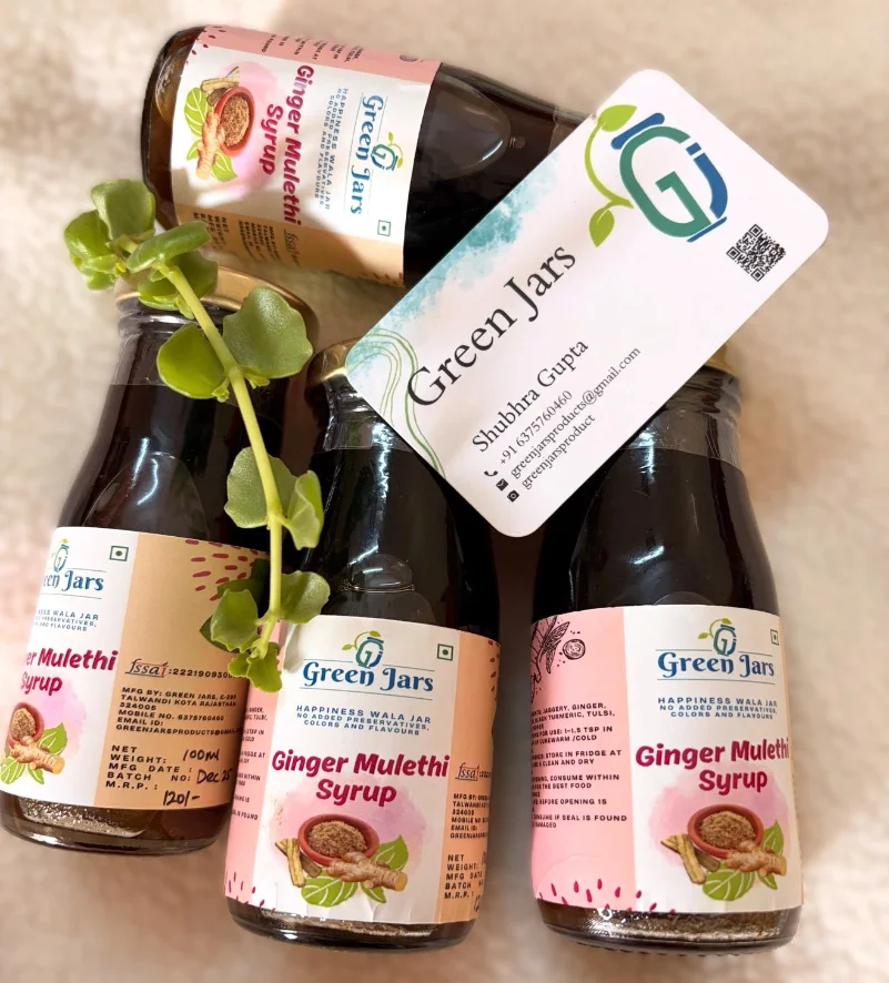 Ginger Mulethi Syrup